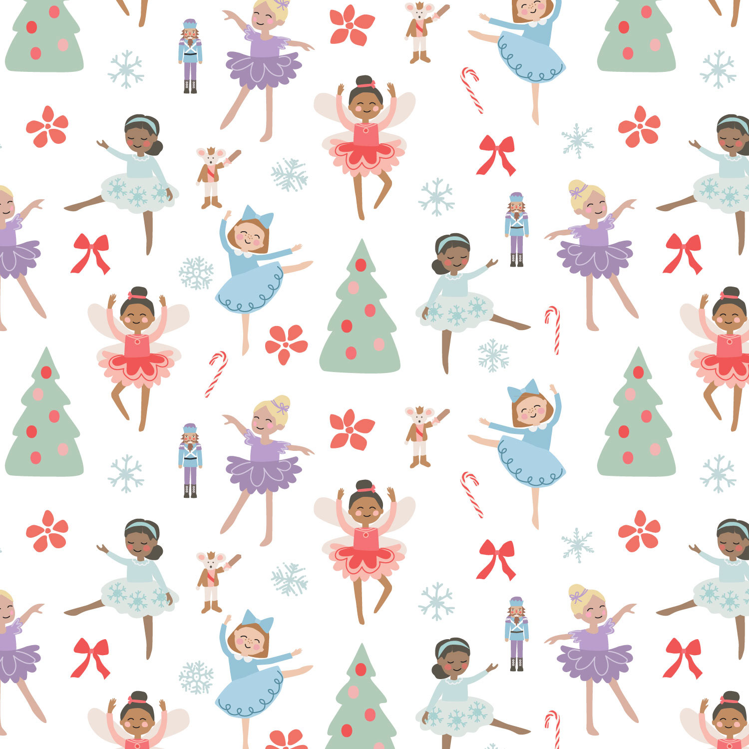 Little Nutcracker on White