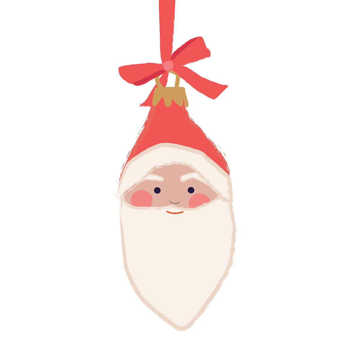 Santa Ornament