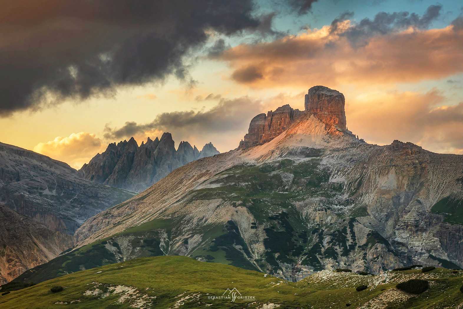Widok z Tre Cime di Lavaredo