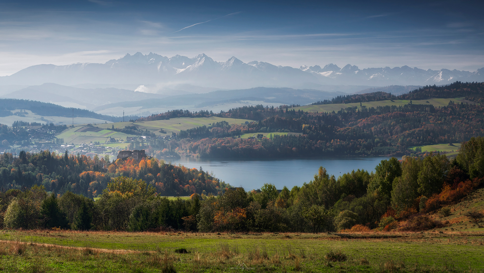 Panorama z Czorsztyna