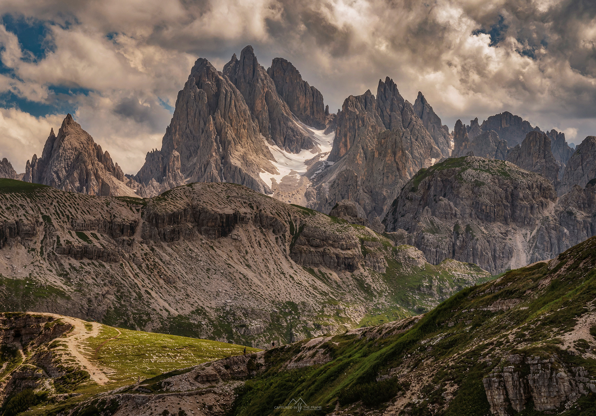 Widok z Tre Cime di Lavaredo