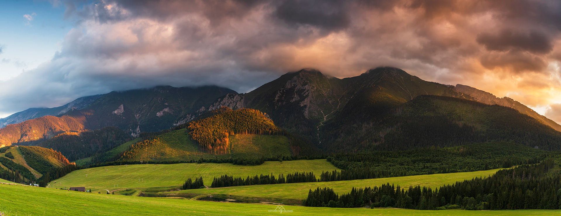 Panorama na Tatry Bielskie ze Zdiaru