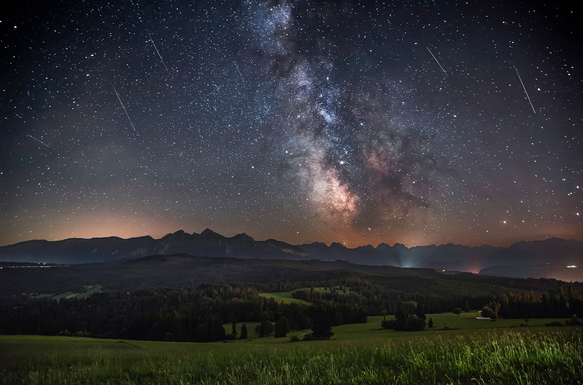 Perseidy nad Tatrami