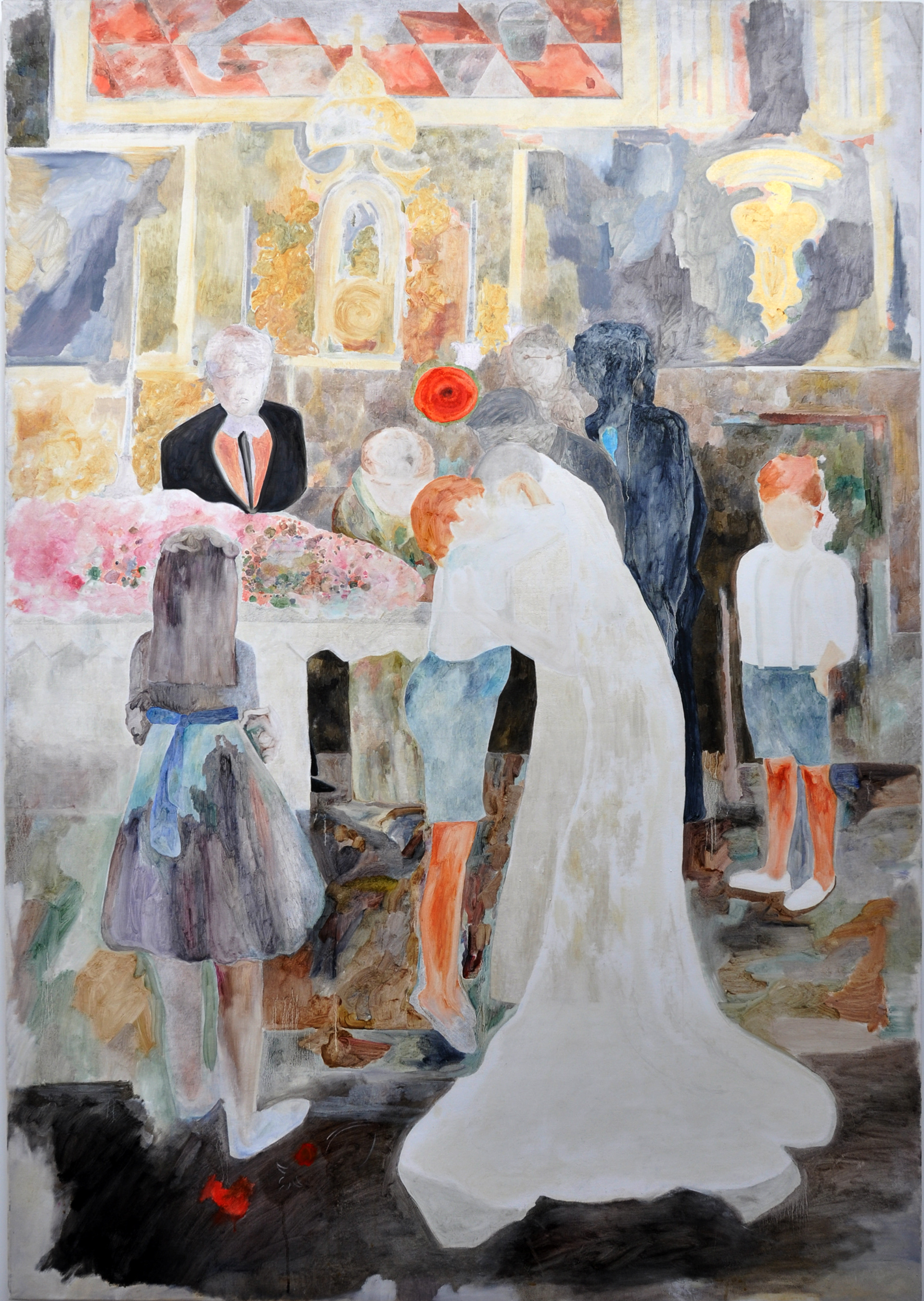 Till Death Do Us Part, 2021, huile sur toile de lin, 130x195cm