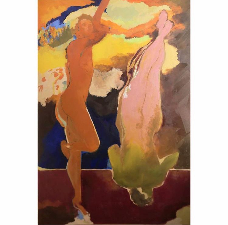 Colors of my dreams, 130x195cm, Huile sur toile