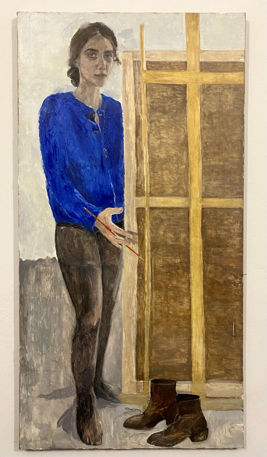 Peindre, 2024, huile sur toile