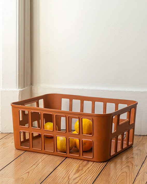 Domestic basket, made of vegetal based polymer, 2020