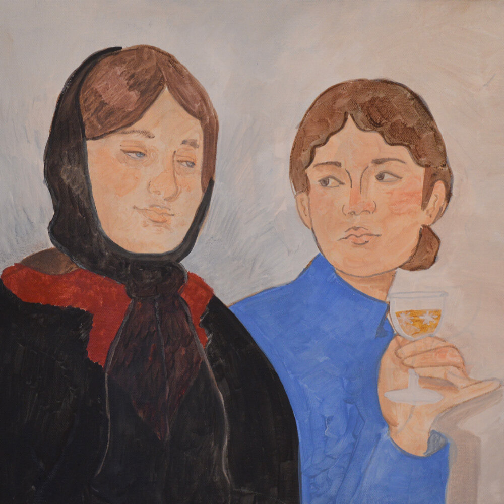 How's it Feel? , 2020, 41 x 41 cm, Oil on Canvas