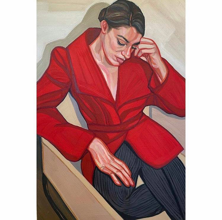 Red jacket