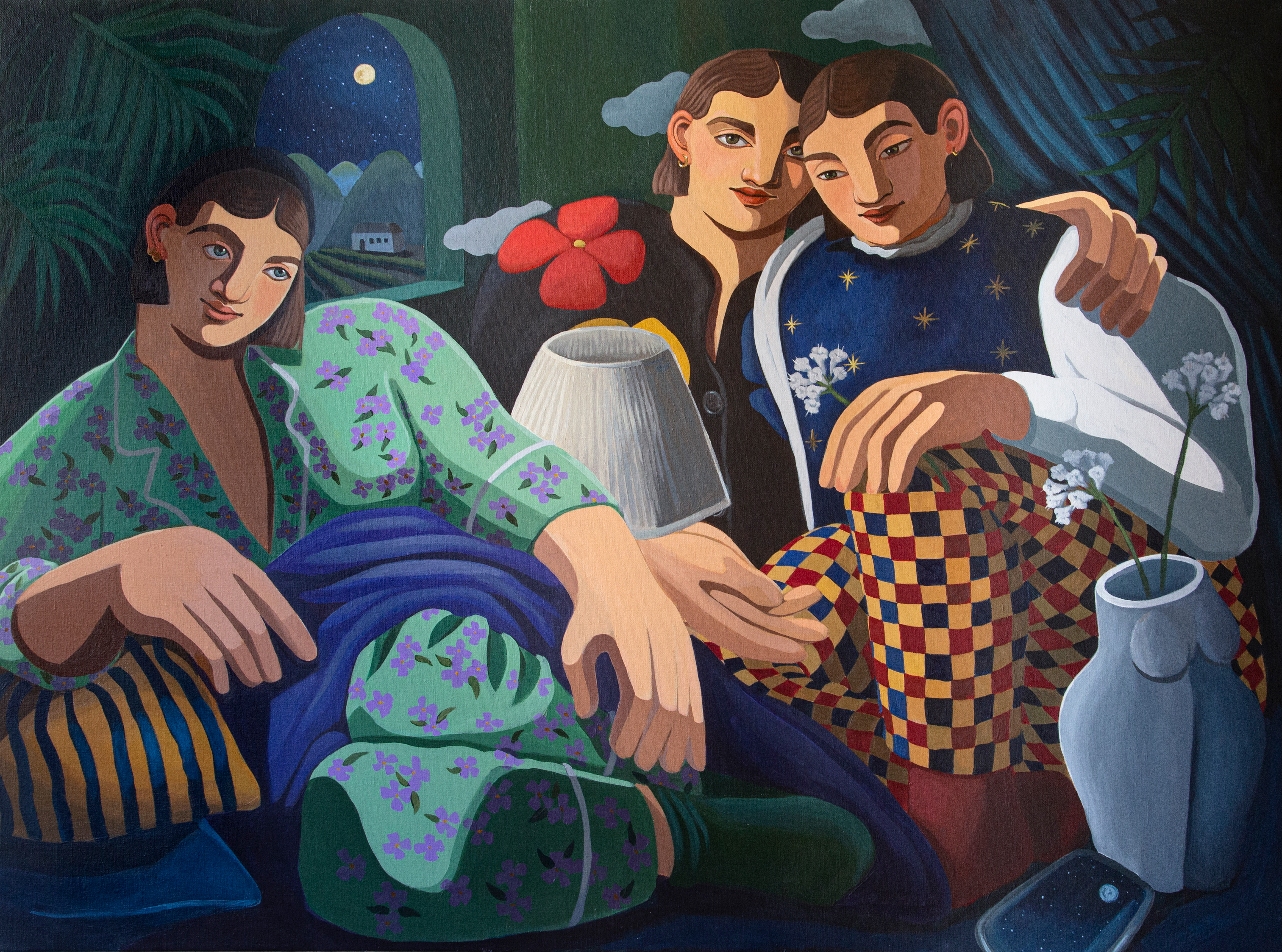 ‘Le Monologue de Minuit’, 2021, 130x97cm.