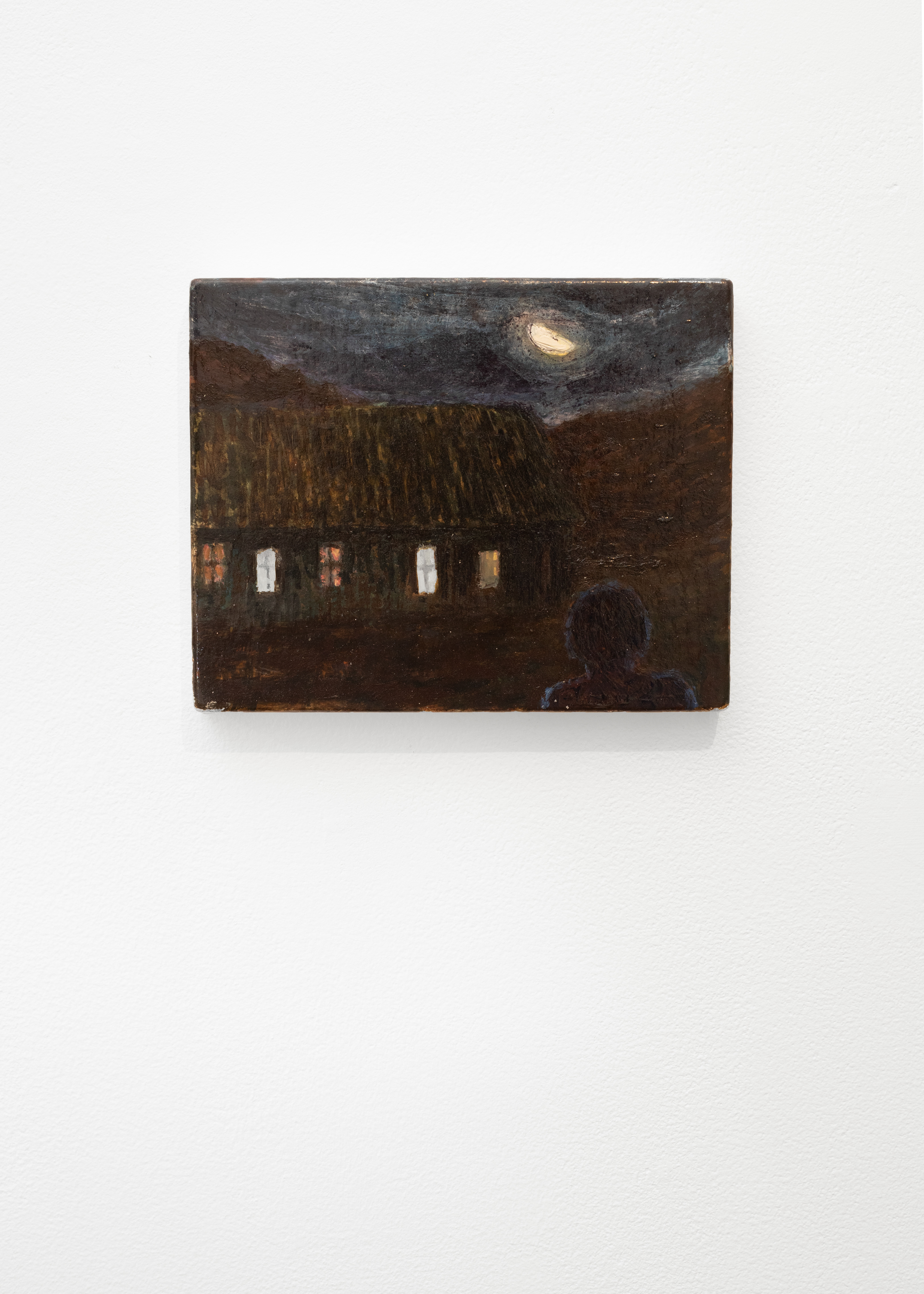 Heidrun Rathgeb,
Inside-Outside (2022
), egg tempera on gesso panel , 17.5 x 14 cm © Albane Durand-Viel