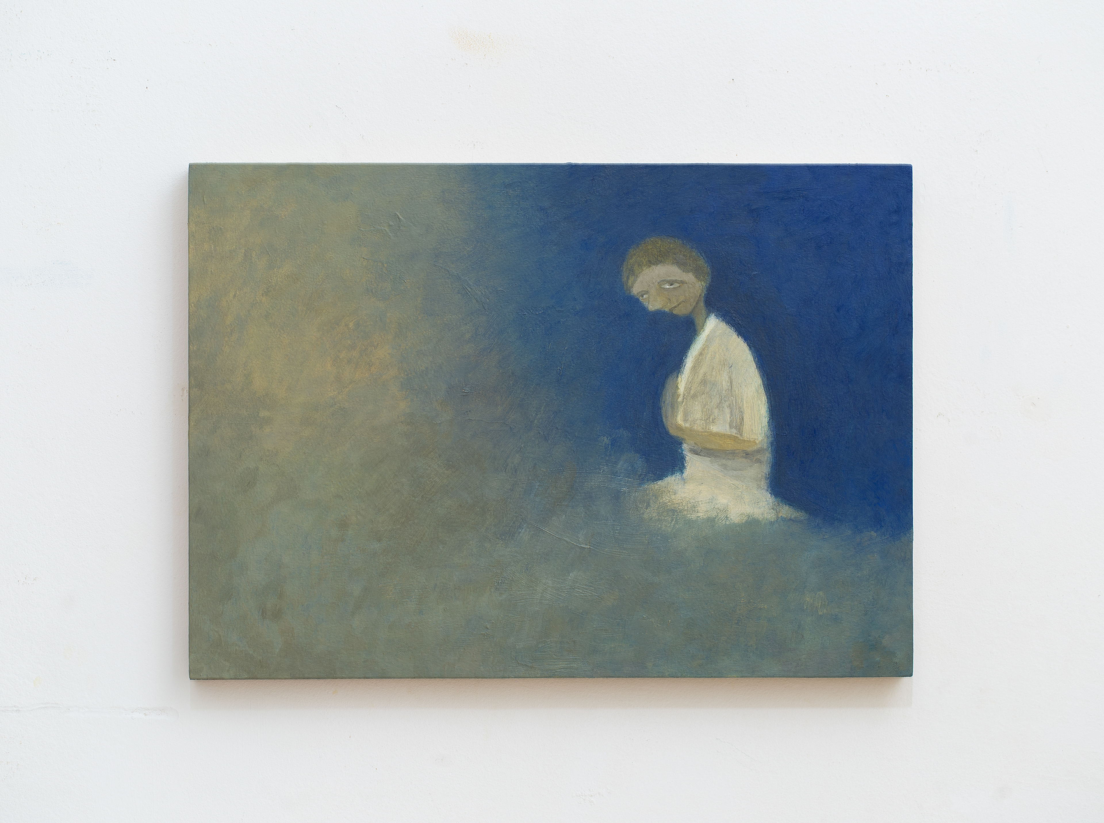 Tenki Hiramatsu, Misfit, 2025, oil on wooden panel,  29,7 x 42 cm 