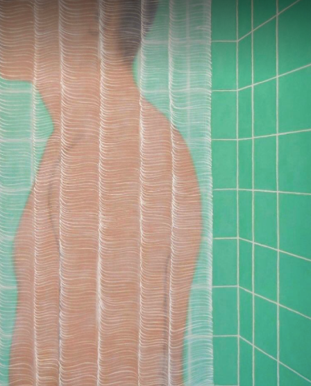 Shower, 2019, 130x97 cm