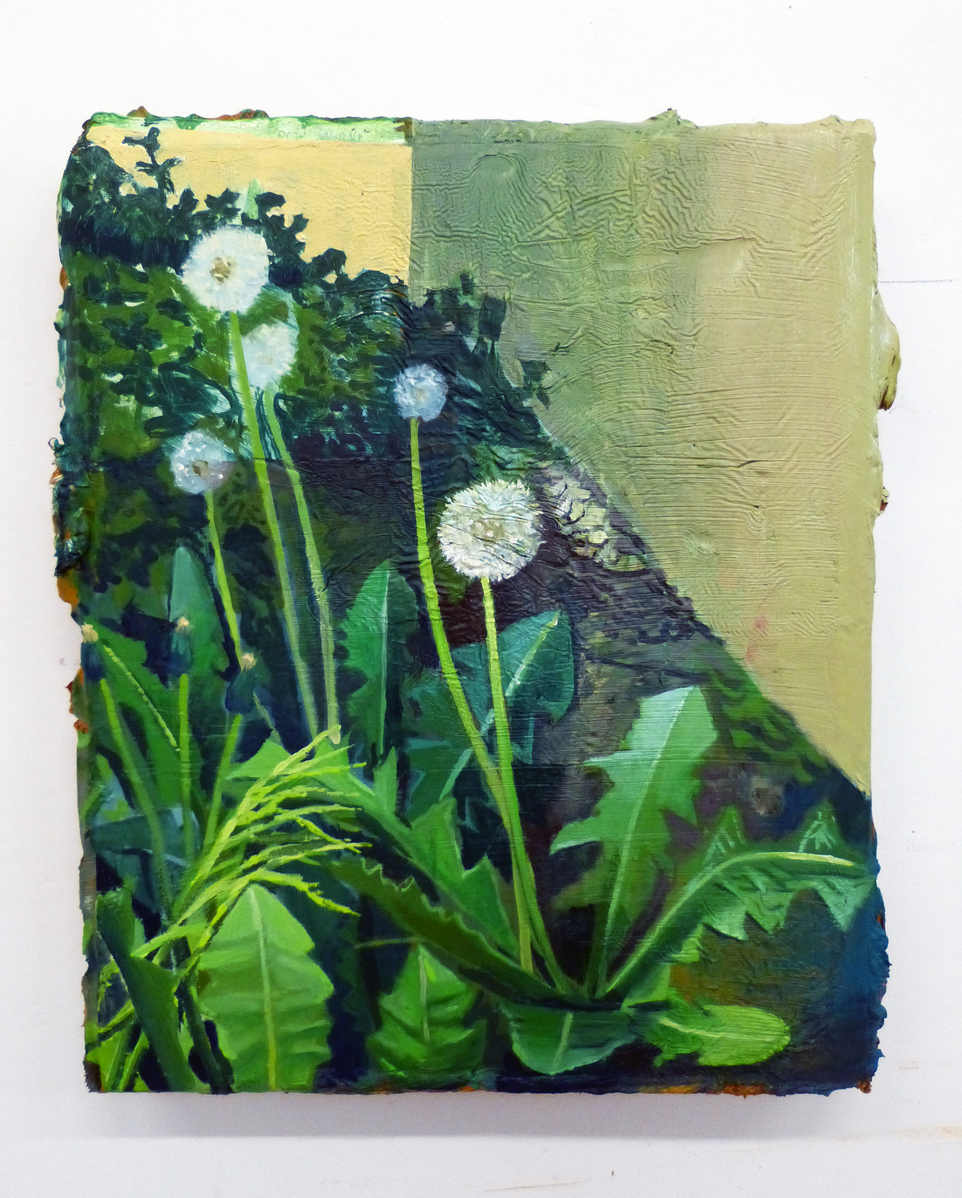 La graine, 2022, huile sur toile, 46x38cm