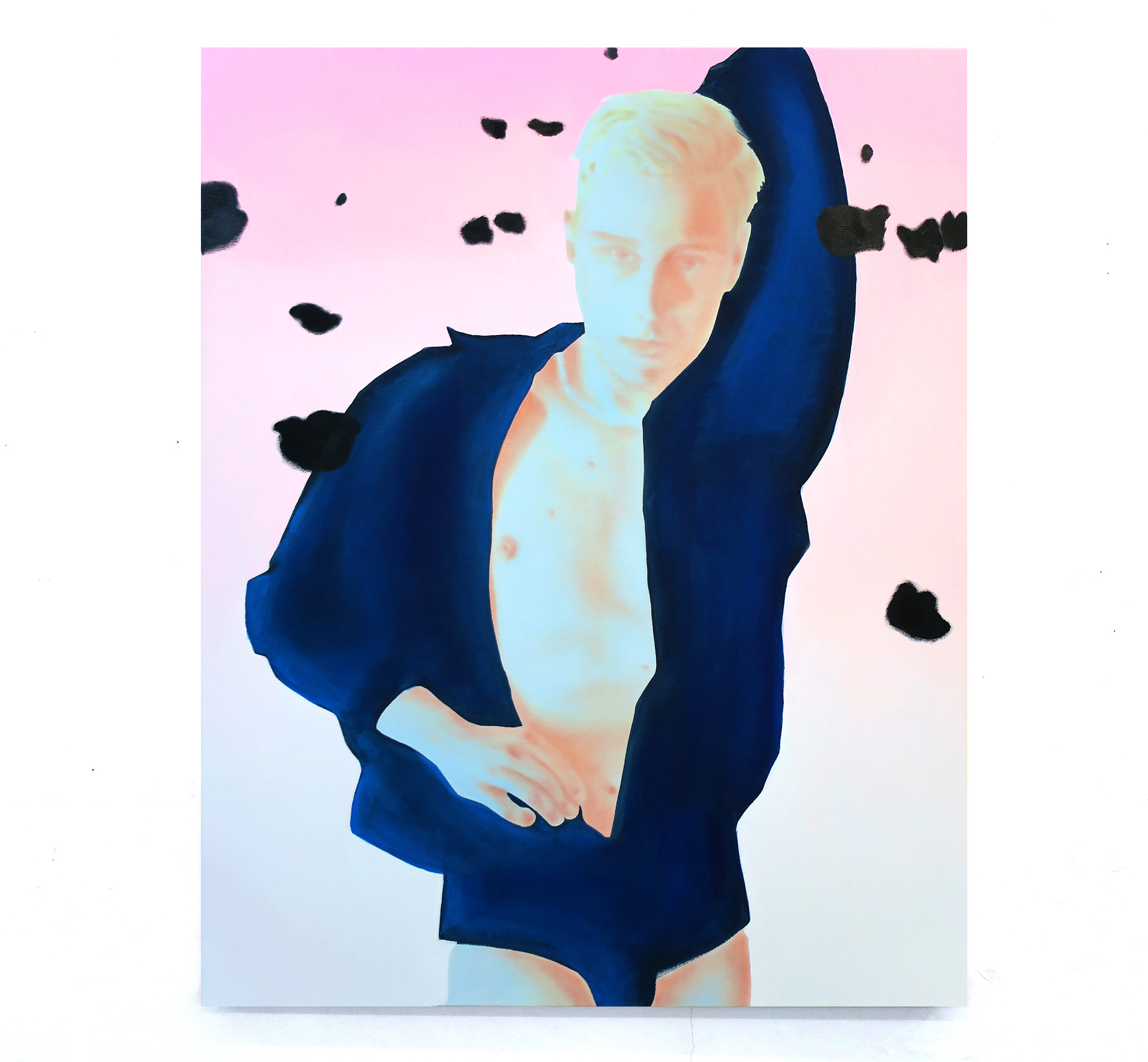 Evening Glory (2020), 100 x 80 cm, oil and acrylic on canvas