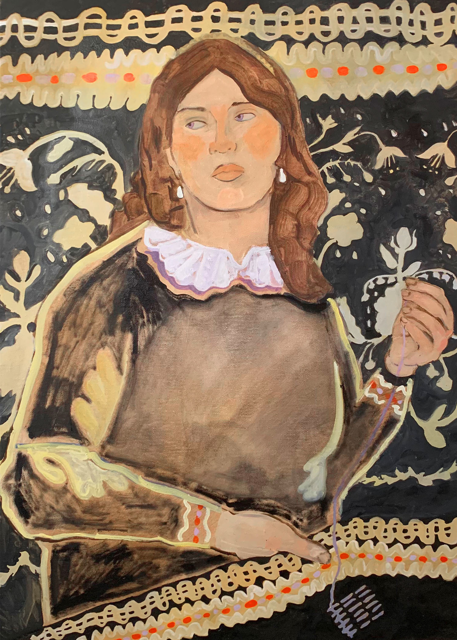 Beatrice Dahllöf, Untitled, 2021, oil on canvas, 72 x 51cm