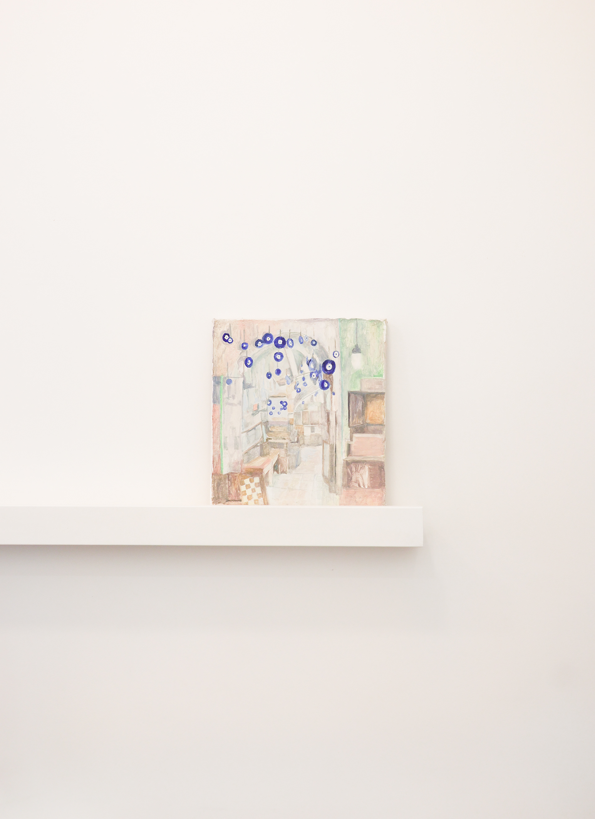 Zouk , 2023
, huile sur toile, 31 x 27 cm © Louise Conesa