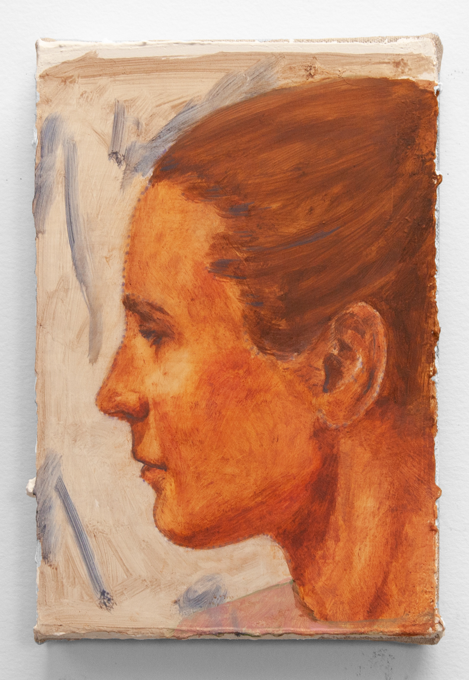 sans-titre, étude, 2022 Huile sur toile 18 x 12 cm