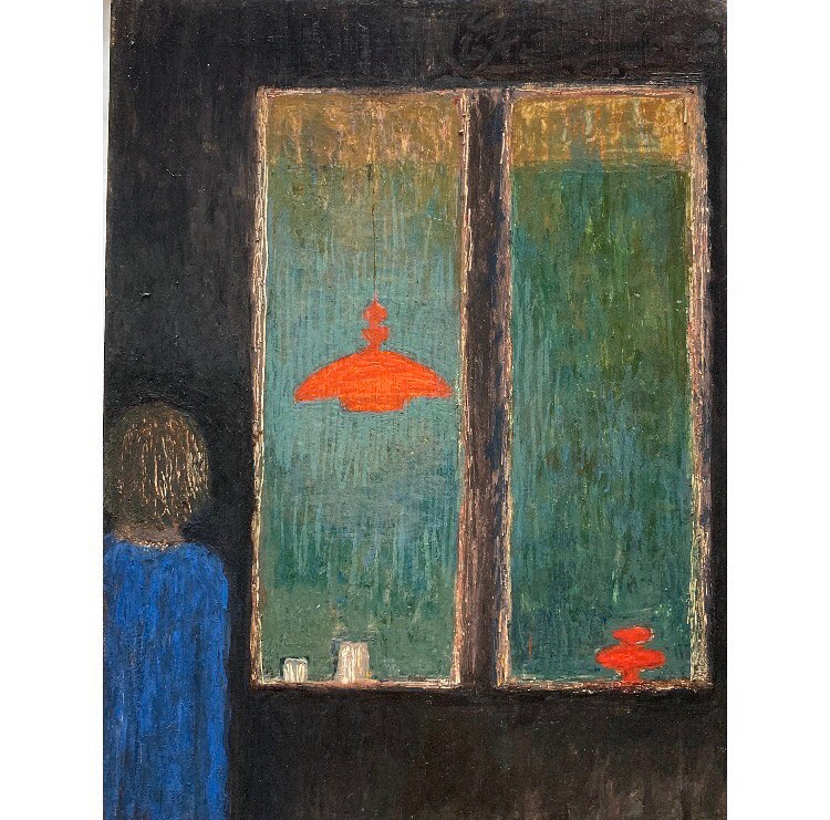 Coming home at dusk, 15x20x3cm, egg tempera