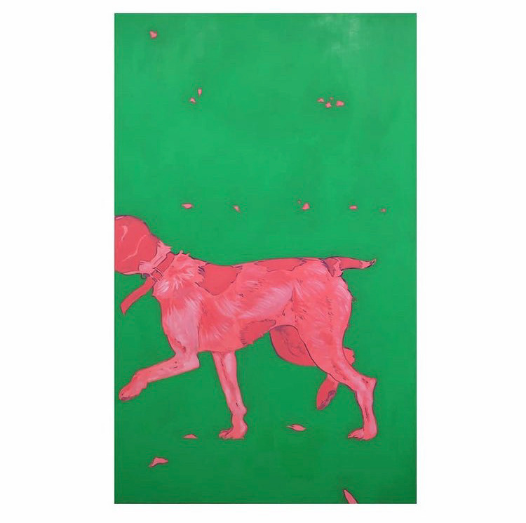 Dog - Oil on canvas - 160 x 100 cm - 2019