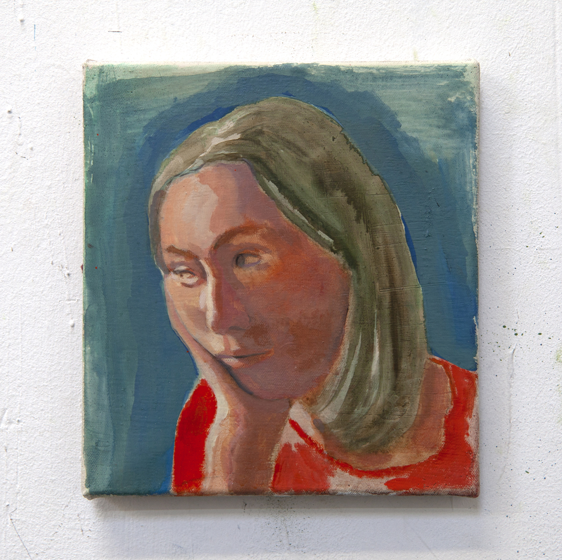 Natalia (2), 2020, 22x20cm, huile sur toile