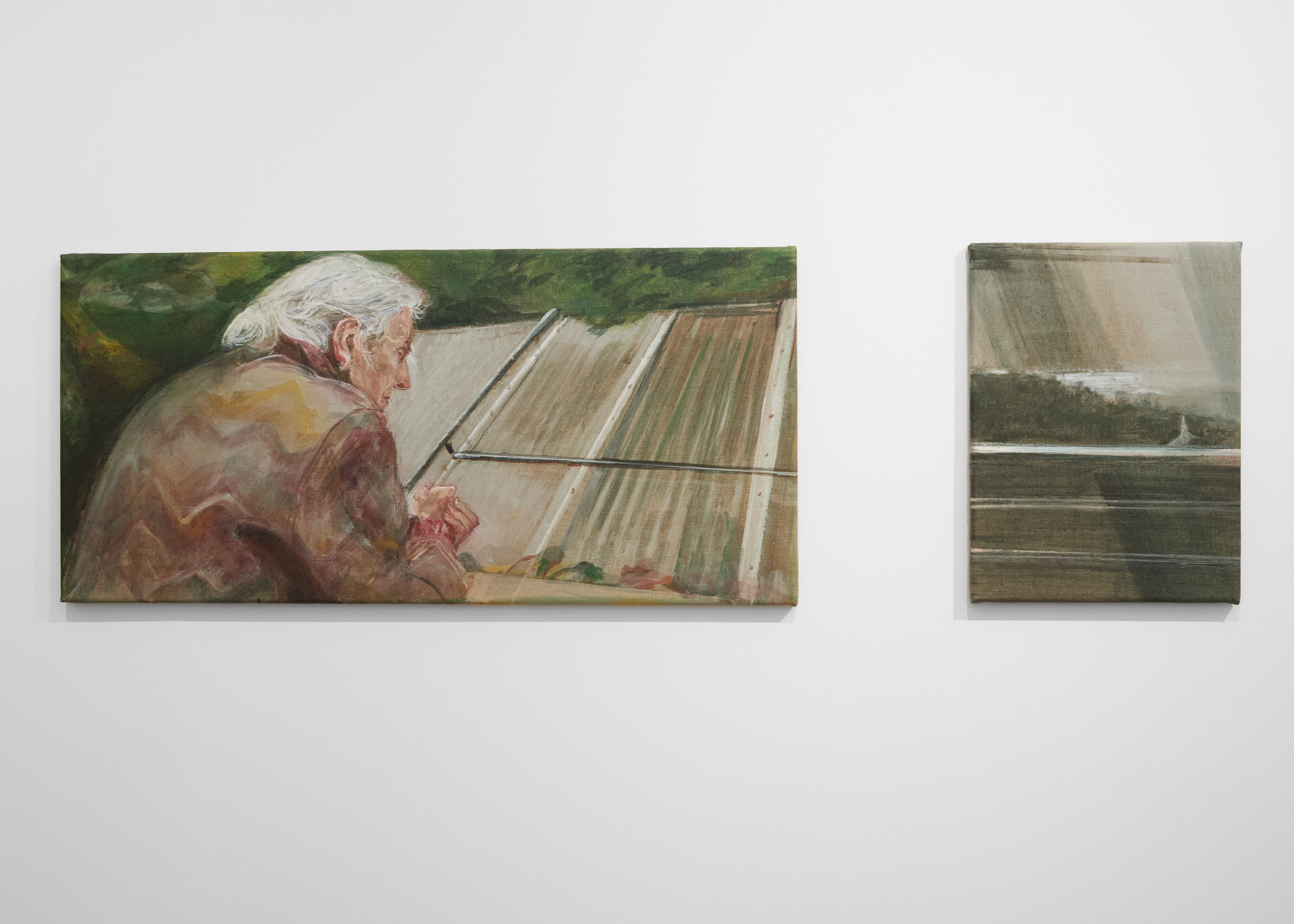 Installation view of the exhibition "A calloused moment" by Cécile Lempert ©Albane Durand-Viel