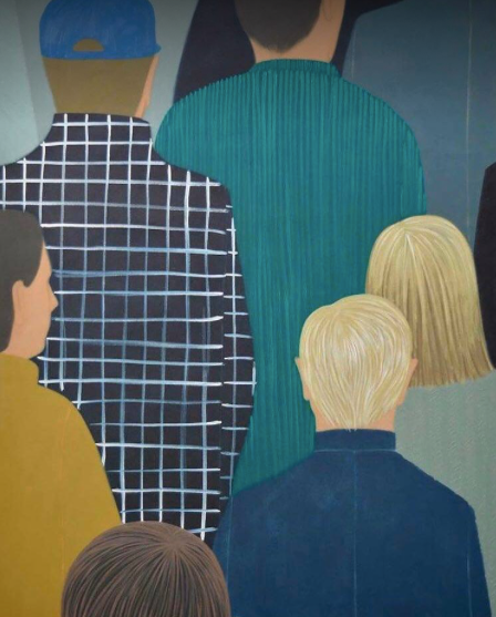 “Downtown” 2018, 146x114 cm & 146x114 cm