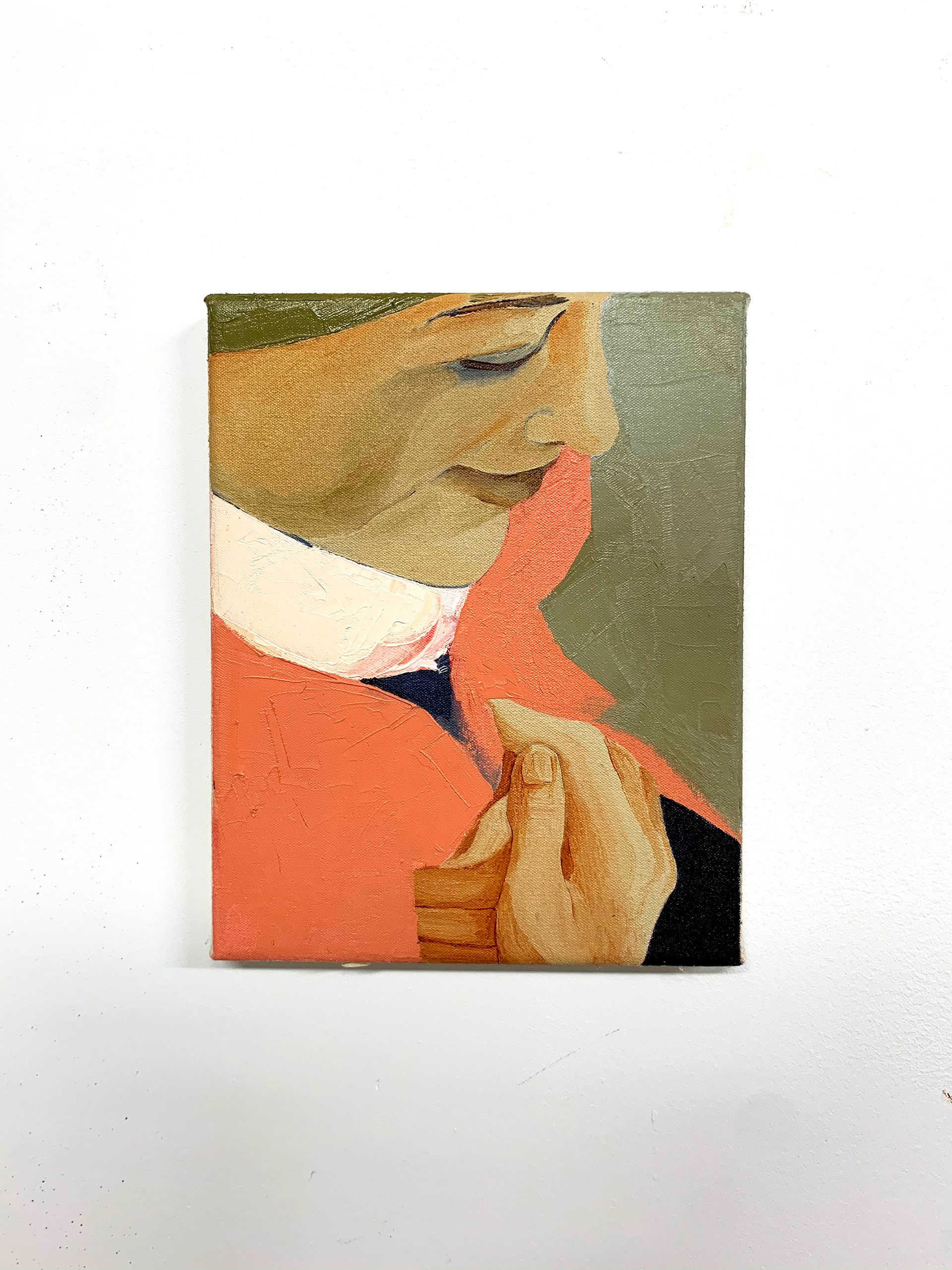 Rachel, Oil on canvas, 25 x 20 cm, 2020 / The image is courtesy and copyright of Catherine Repko