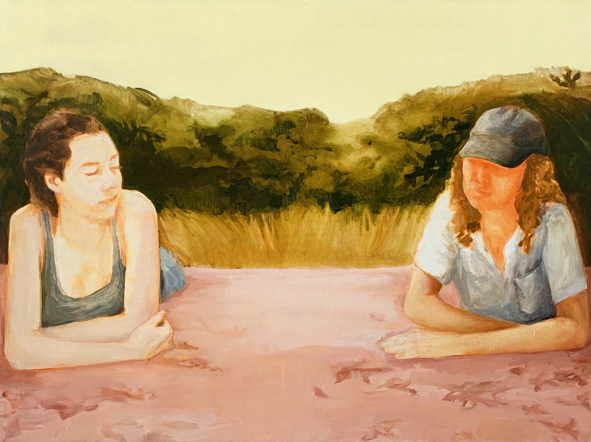 Untitled, 2021, oil on linen, 130 x 89 cm