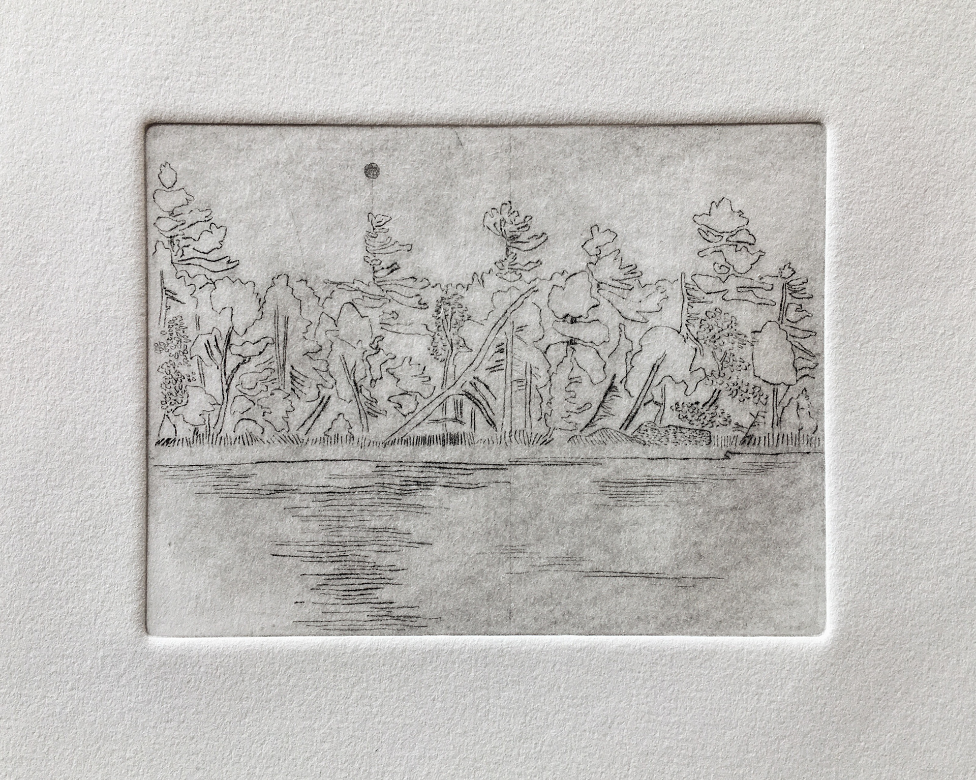 James Morse, drypoint intaglio print