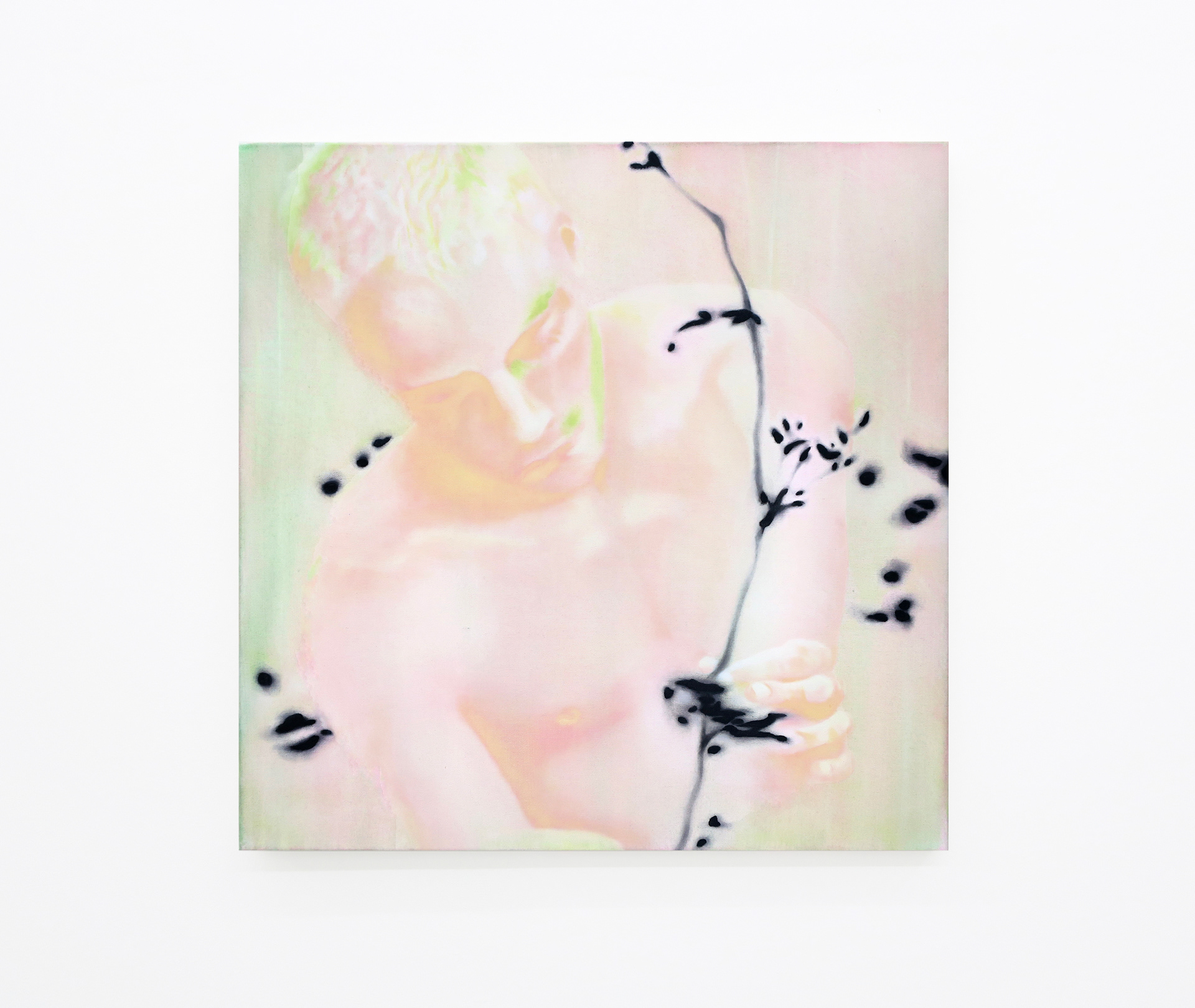 Neurasthenic Fantasy (2020), 50 x 50 cm, oil and acrylic on canvas