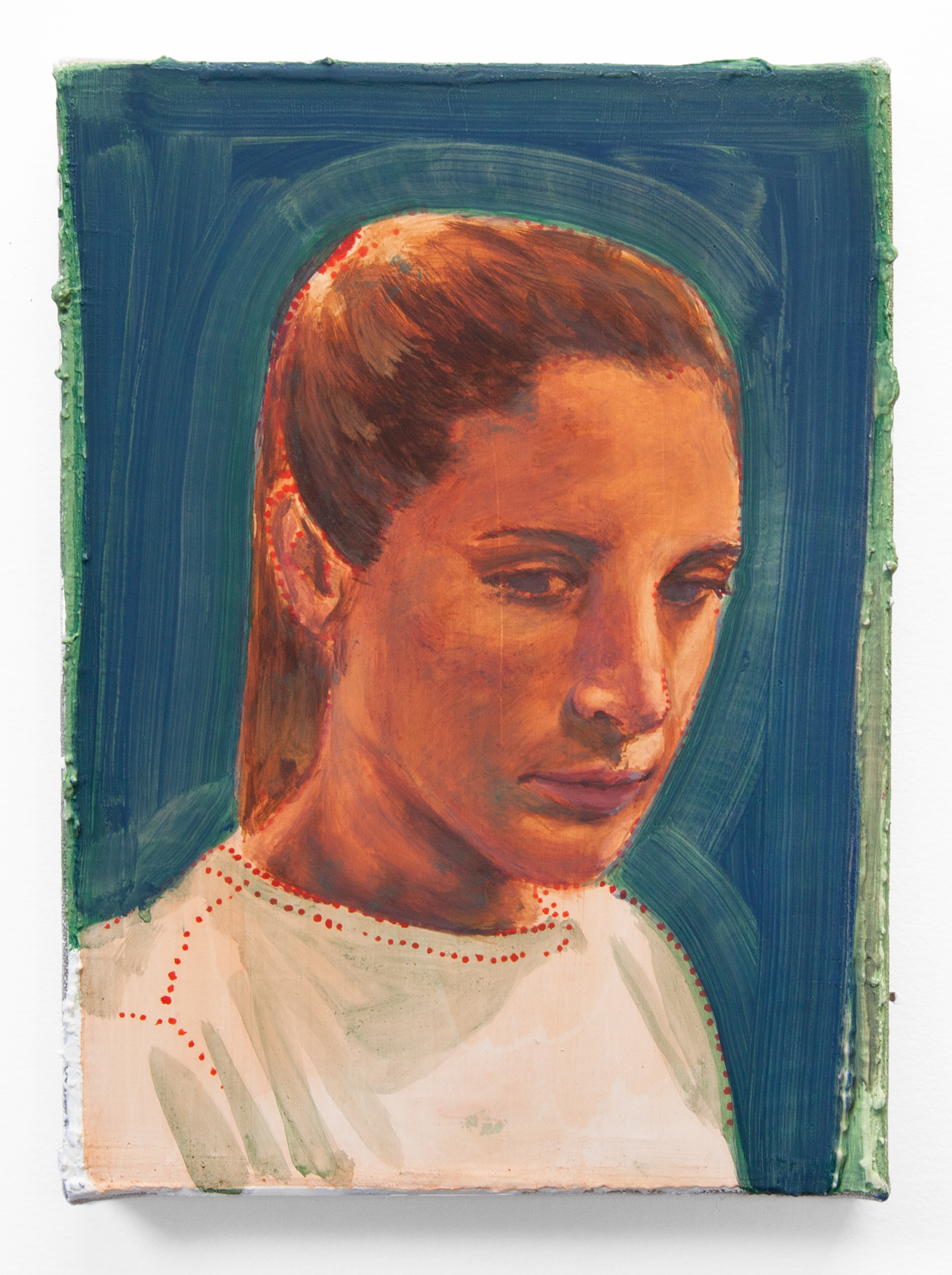 sans-titre, par l'autre bout des choses, 2022 Huile sur toile 22 x 16 cm