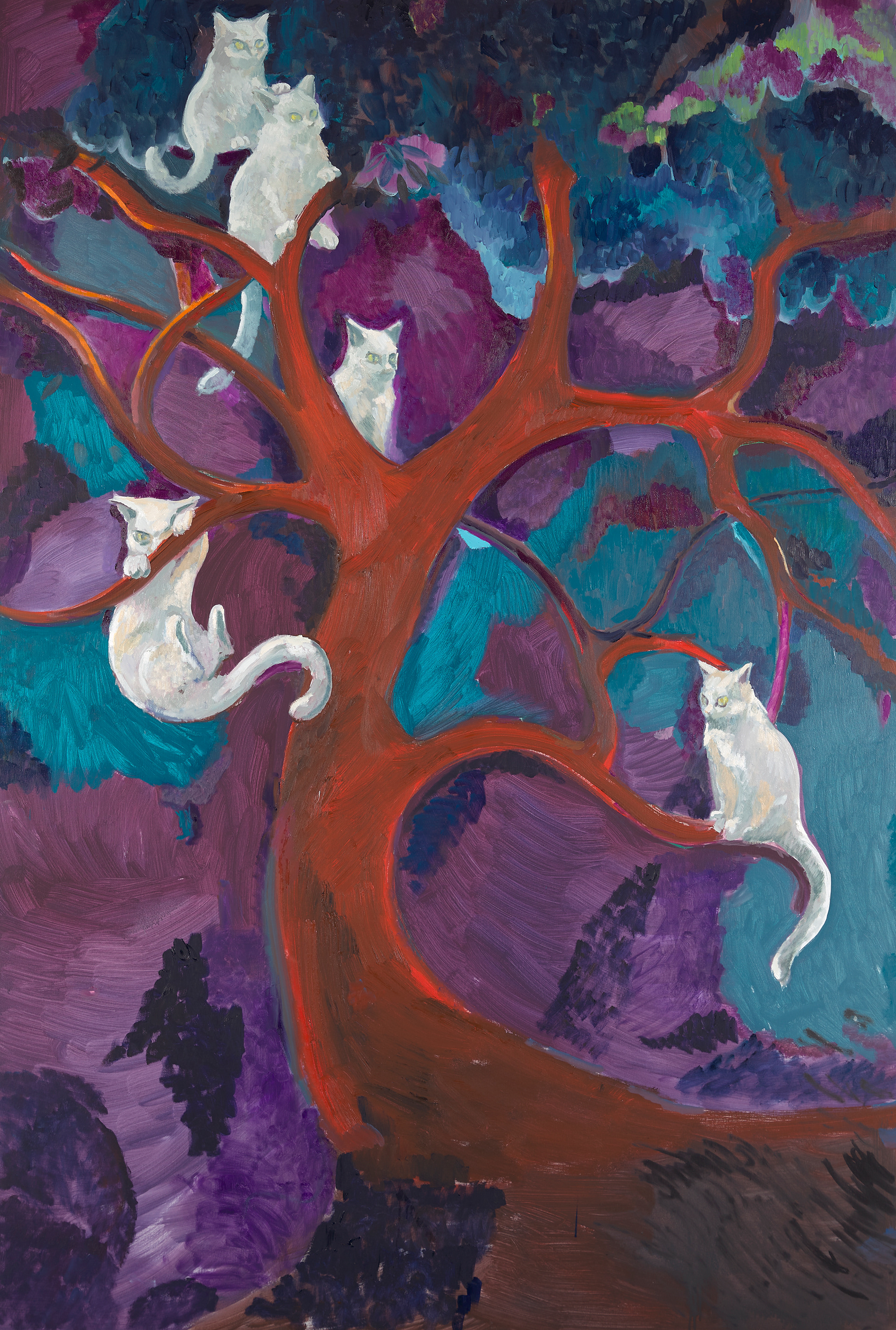 Généalogie, 2020, Huile sur toile, 193 x 130 cm