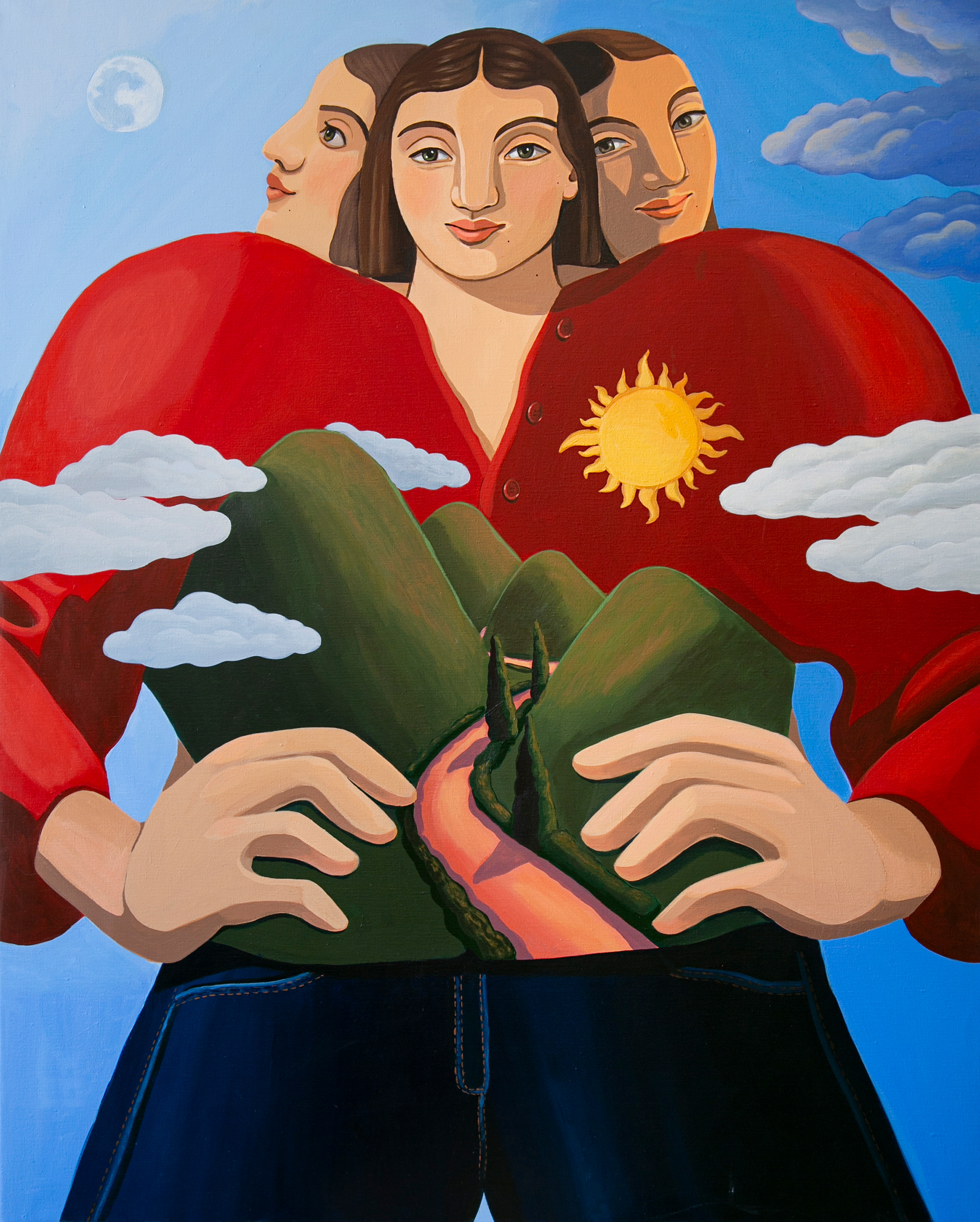 ‘Fully myself’, 100x73cm