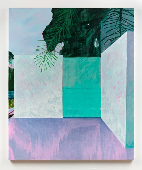 ‘Entryway’, 2019, huile sur toile.