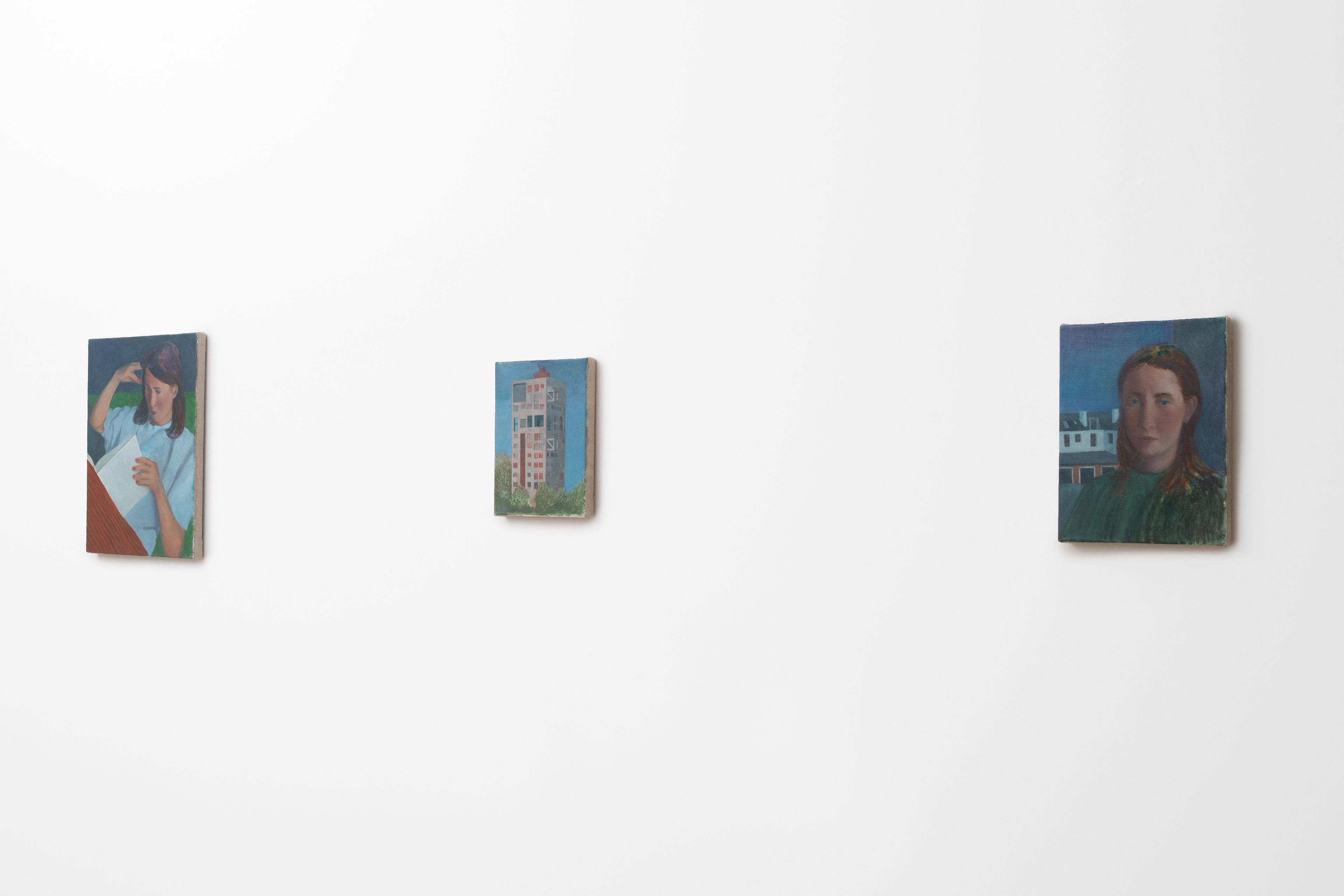 vue d'installation de l'exposition de Johan Larnouhet "Inner Selves" © Albane Durand-Viel