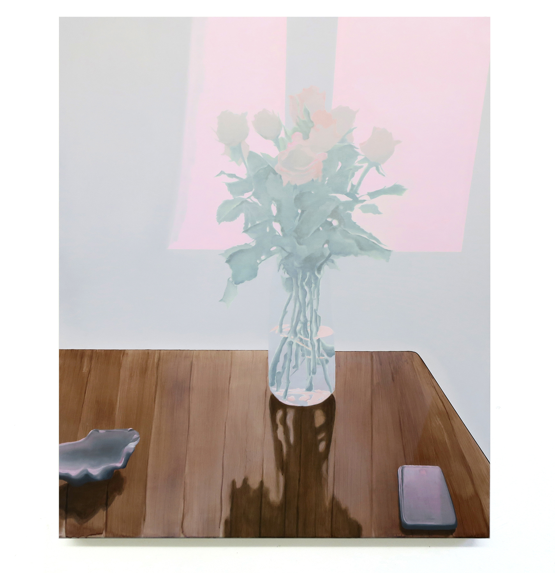 This Is Not A Love Song (2019), 120 x 100 cm, oil and acrylic on canvas