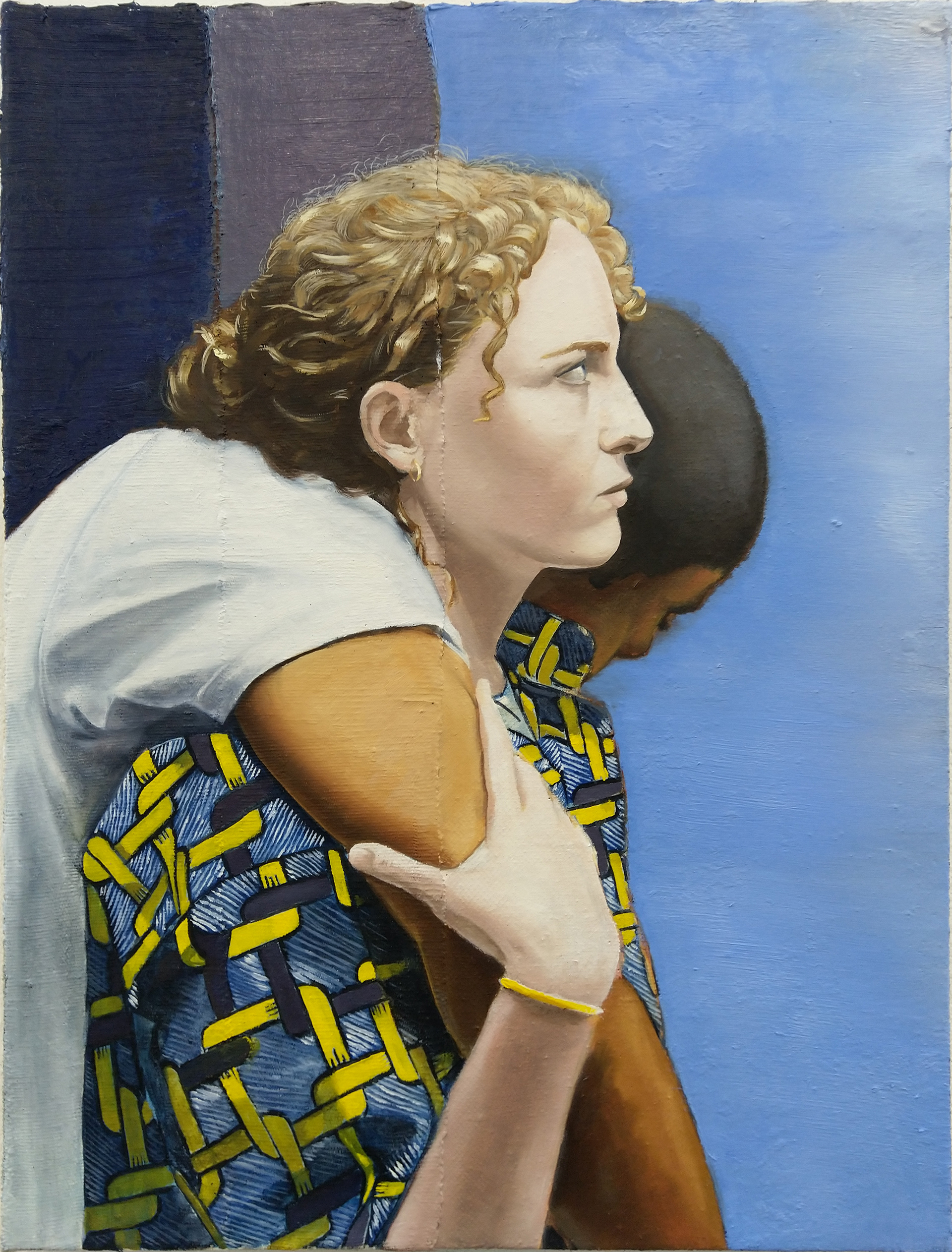 Sans titre, 2019, huile sur toile 61x46 cm