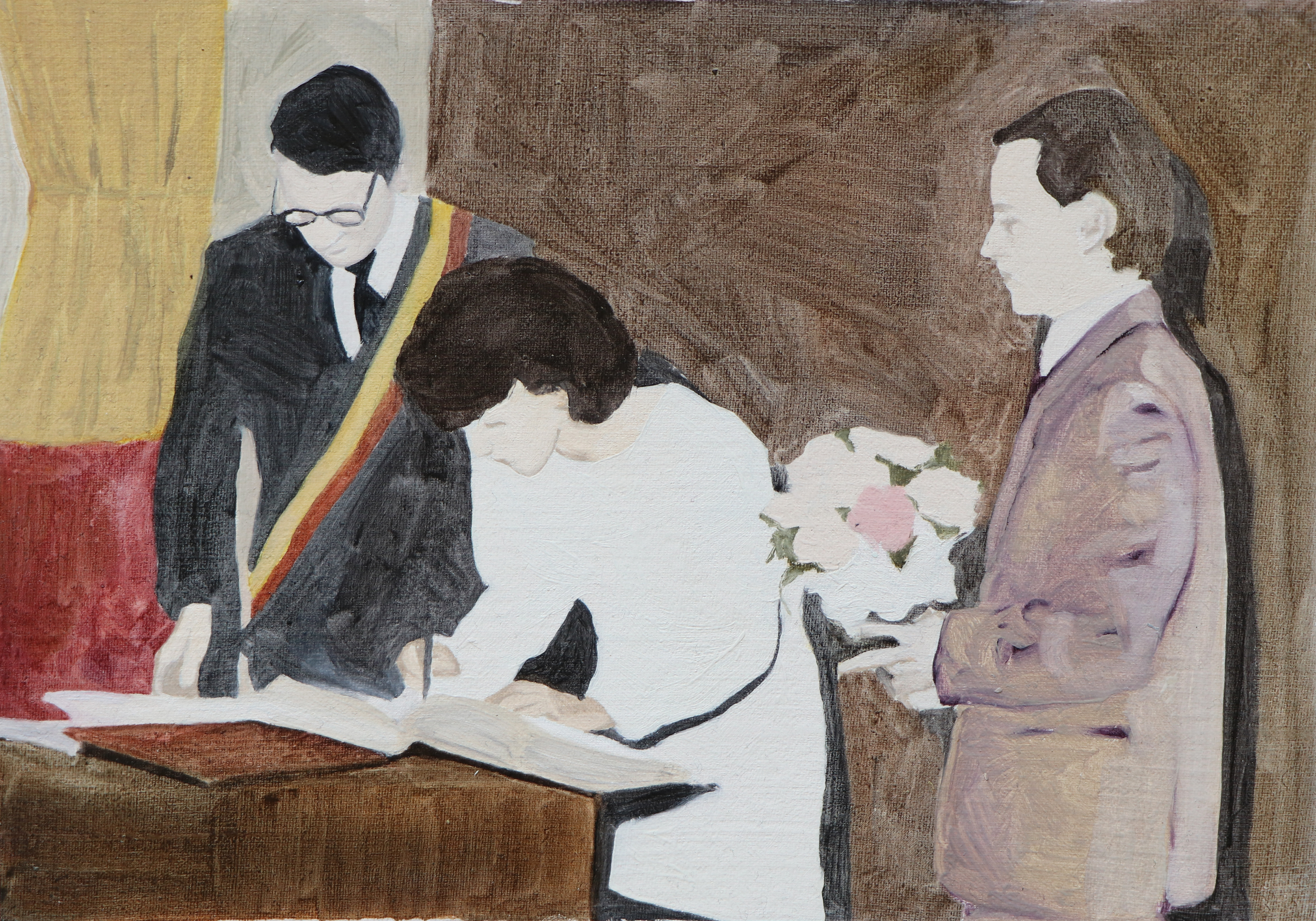 Family tree (series) / 2020, 16 x 23 cm, oil on canvas