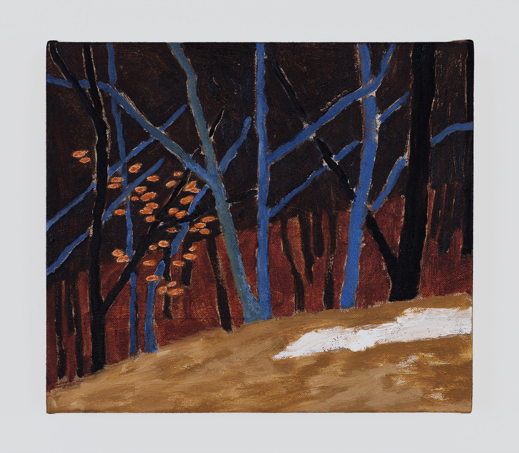 Blue Beech 2020, Oil on canvas, 10 x 11 in