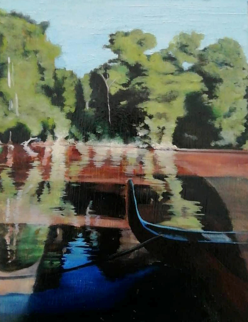 Sans titre, 2020,huile sur toile, 30x20 cm