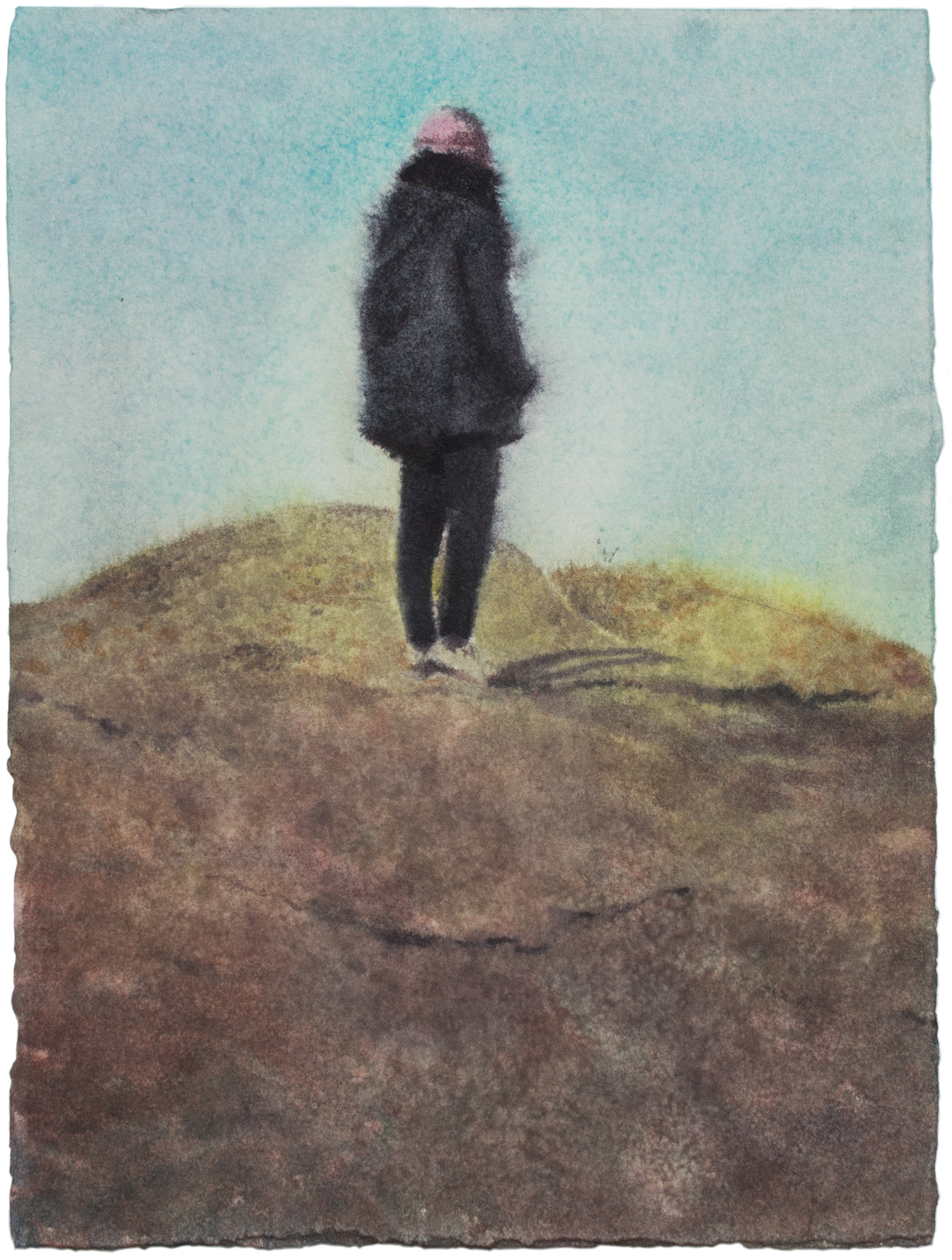 Point de fuite, 2021, aquarelle sur papier