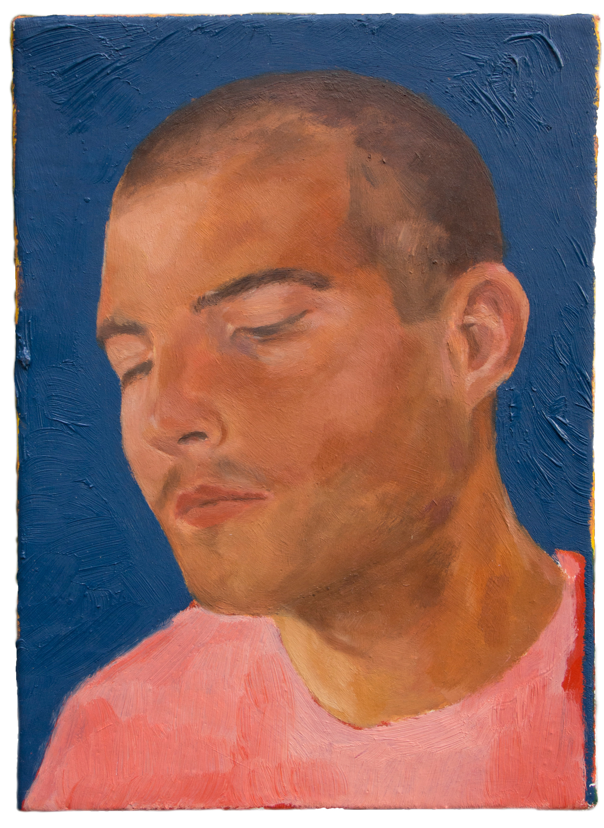 Sans-titre (II), les complicités du silence, 2020, huile sur toile, 22 x 16 cm