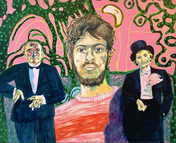 Degenerates, oil on canvas, 46 x 56 inches