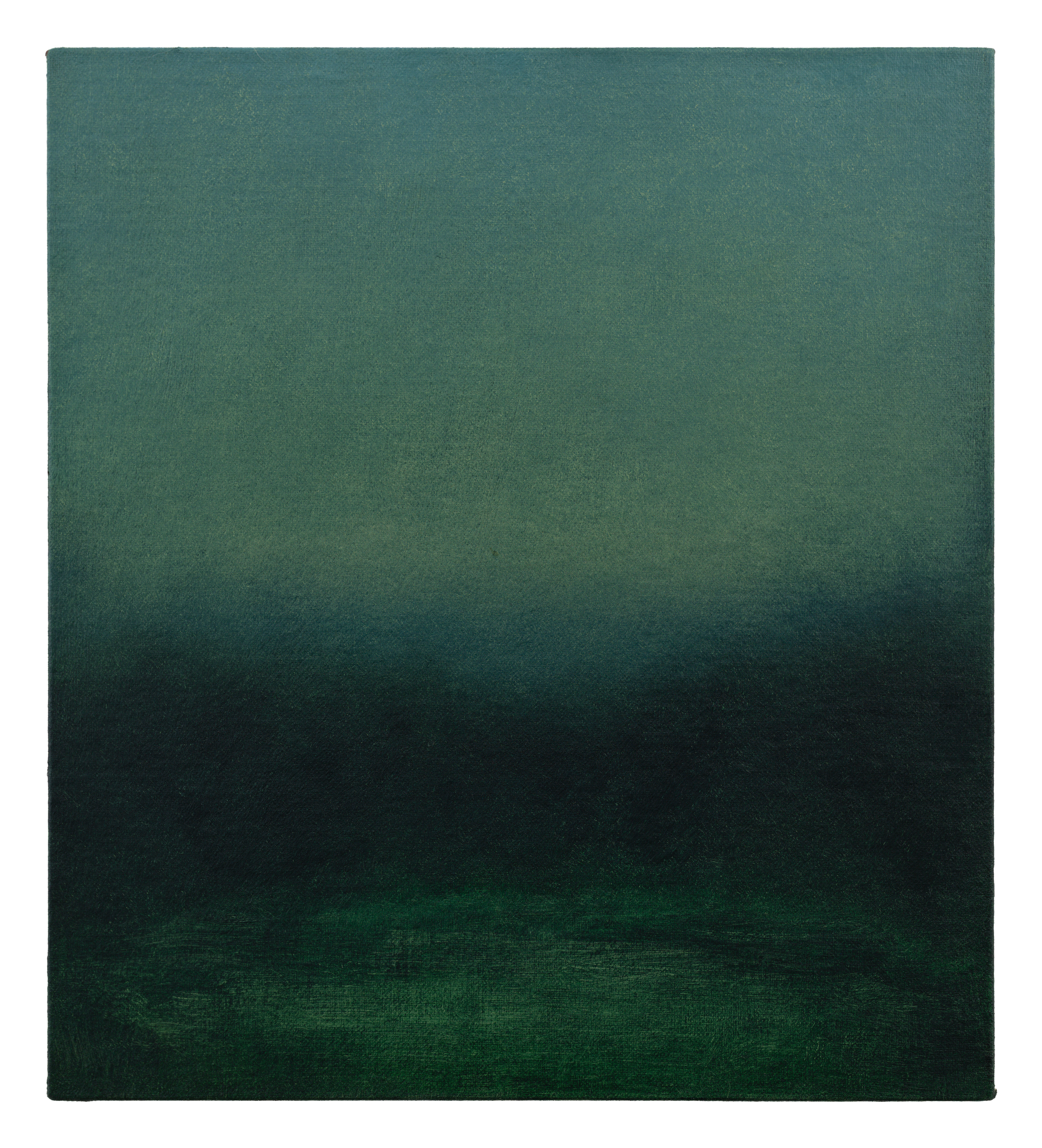 Jörg Kratz, bird suddenly quiet, 2025, oil on canvas mounted on wood, 20 × 18 cm