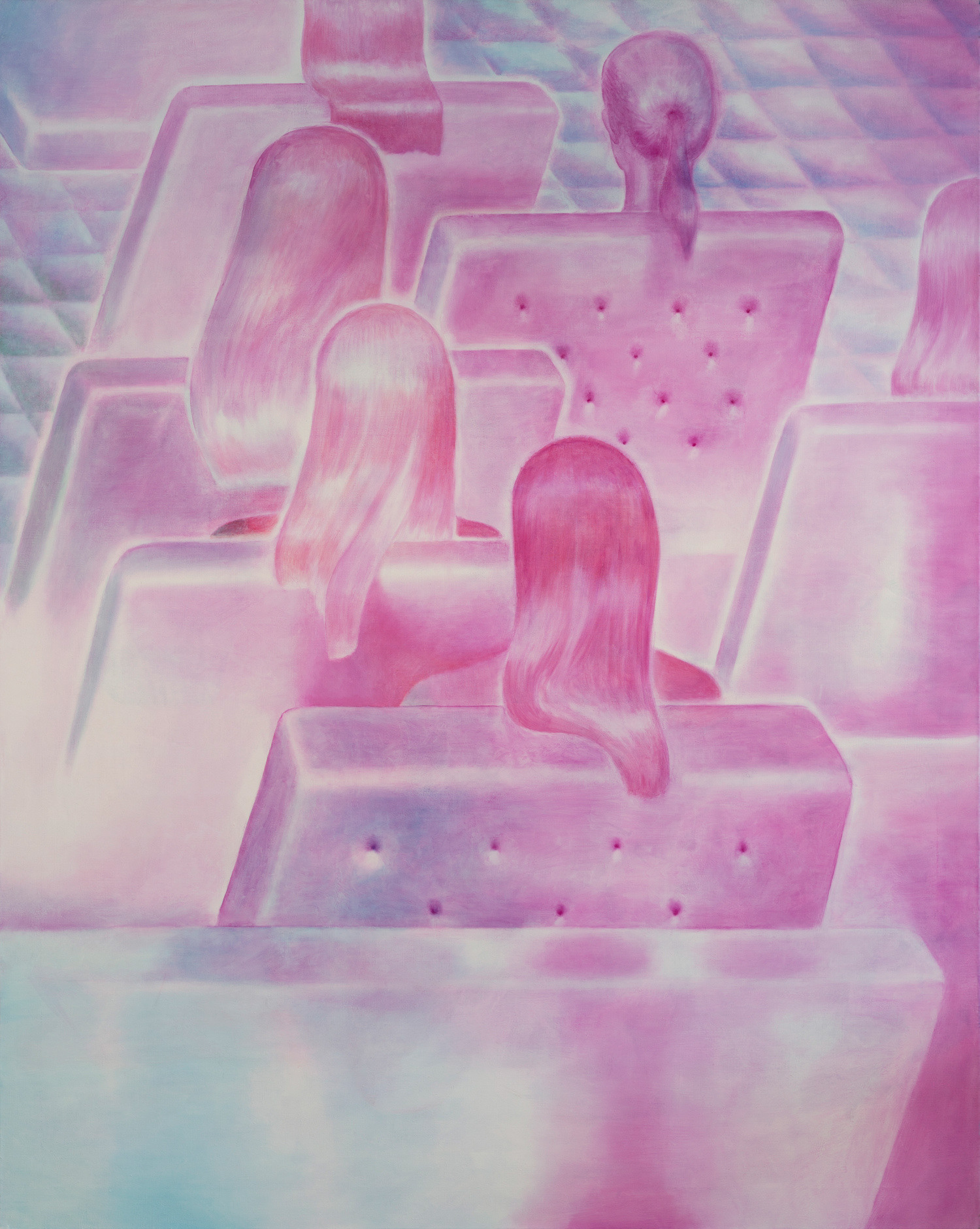 Stabiliser, oil on linen, 170 x 135 cm, 2021, Colección Solo, Madrid.