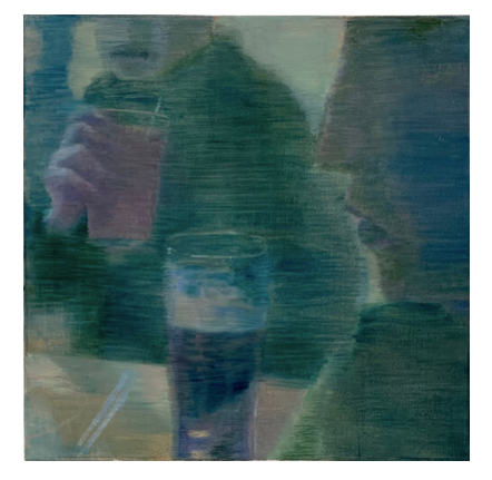No More Bet, 2019, Oil on linen, 20 x 20 in