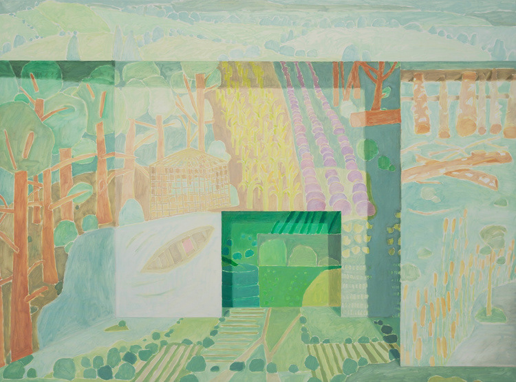 Noon 2, oil on canvas, 100 x 135 cm, 2021