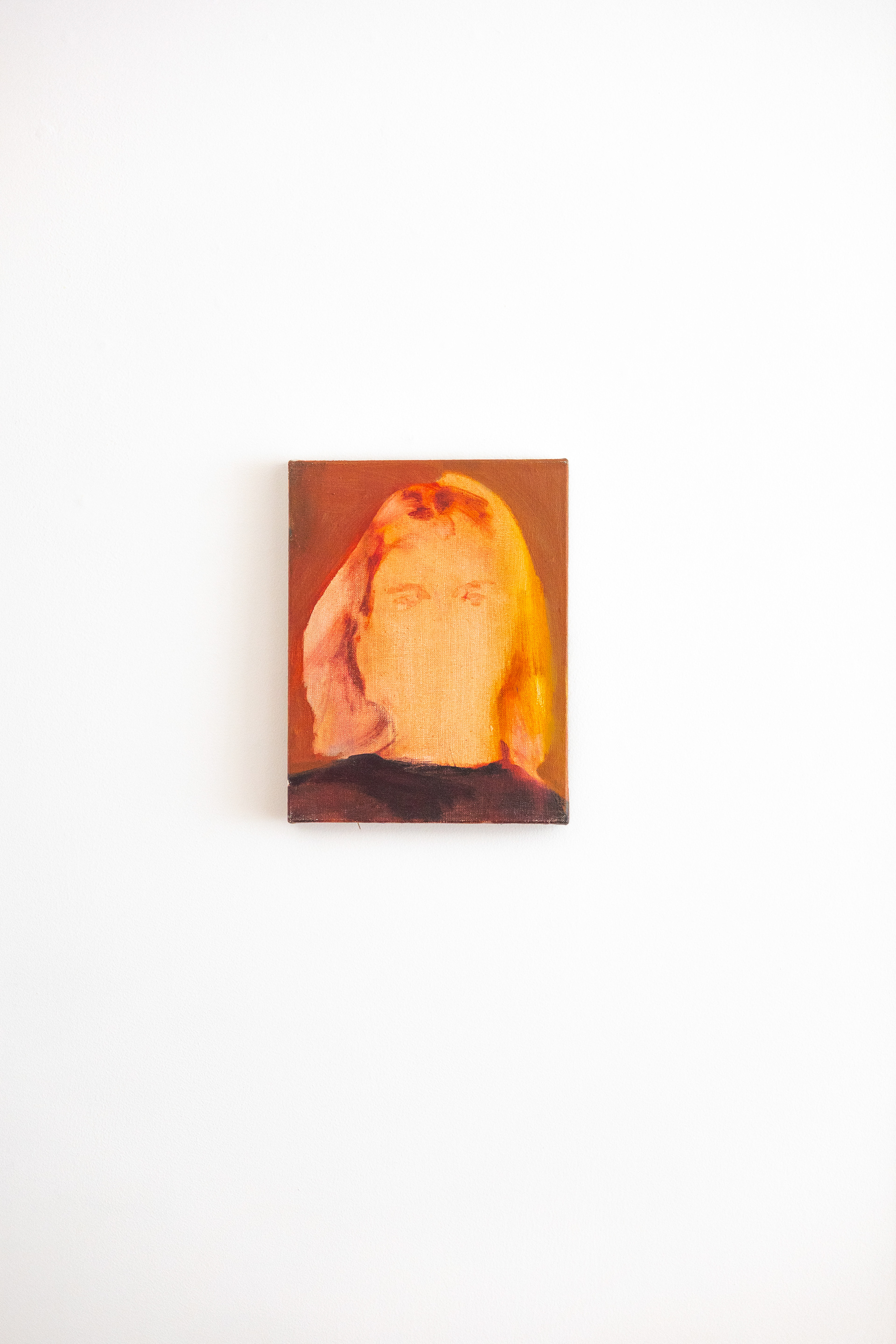 Margaux Meyer, Sans-titre, 2021, huile sur toile de lin, 33x24 cm © Louise Conesa