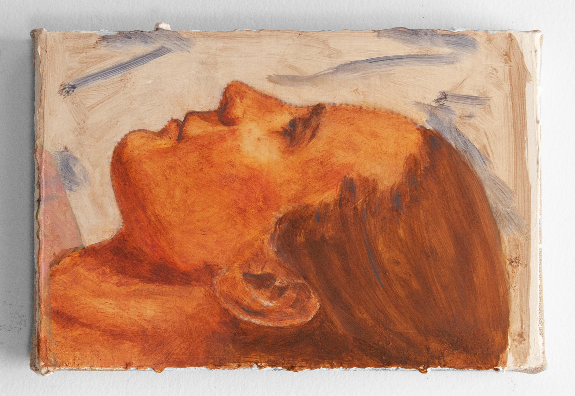Sans-titre, étude, 2022, huile sur toile, 18x12 cm